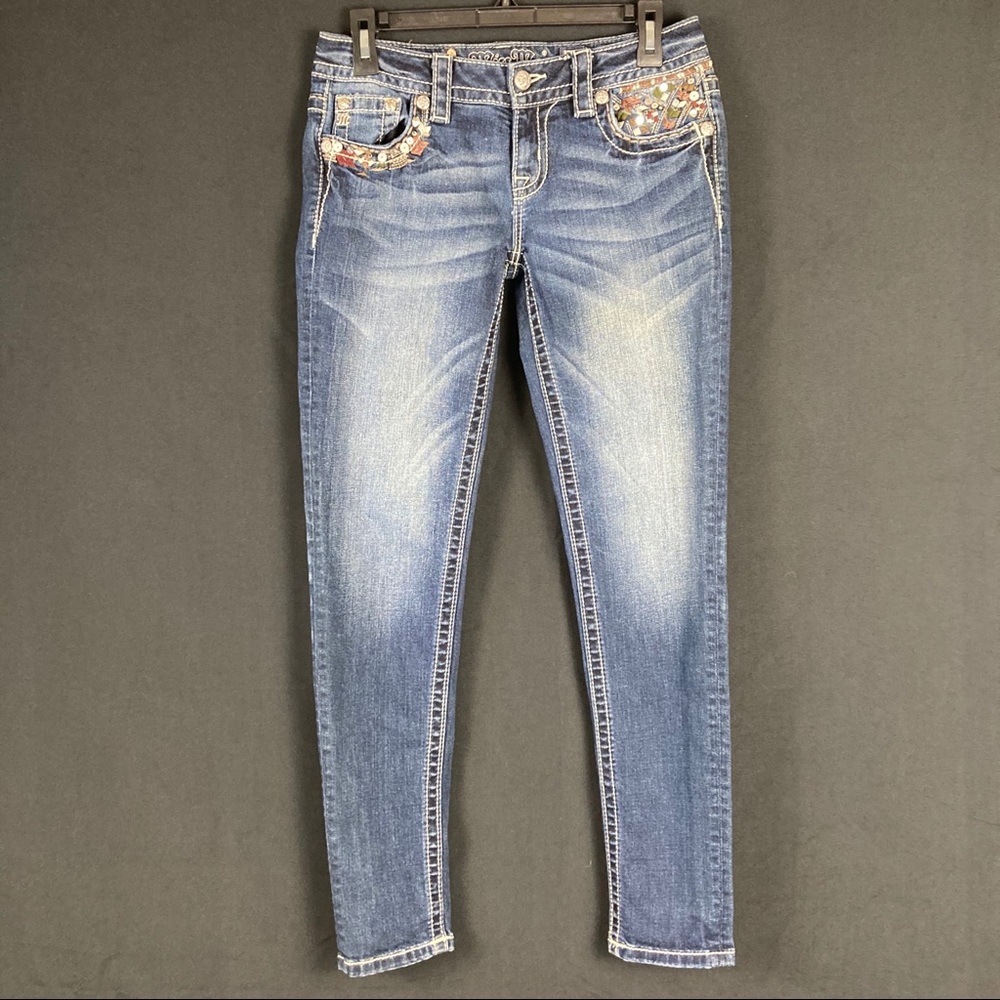 Miss me womens skinny straight leg jeans